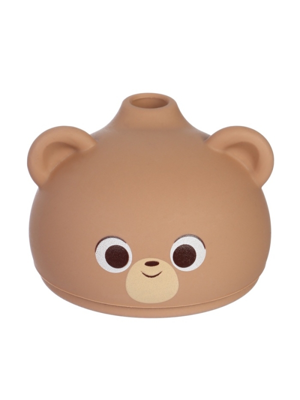 Крошка я, силиконовый поильник, серия мишка, коричневый SL-07274