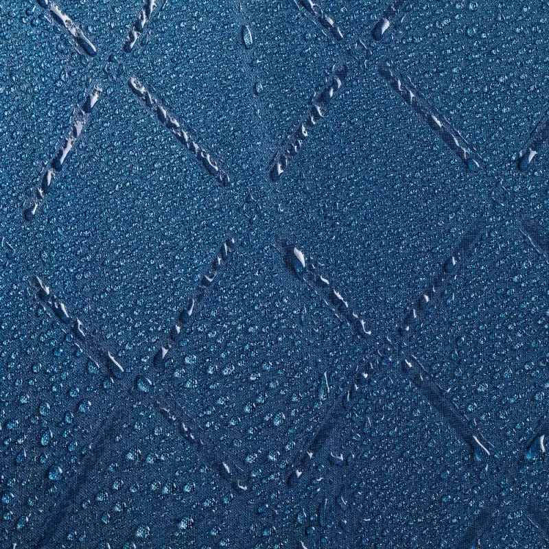 Зонт-трость Magic с проявляющимся рисунком в клетку, темно-синий