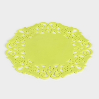 Подставка под горячее &laquo;Чаепитие&raquo;, 19 см, цвет жёлтый