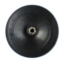 Насадка с липучкой для дрели и УШМ ТУНДРА, М14, с адаптером, твердая, 180 мм