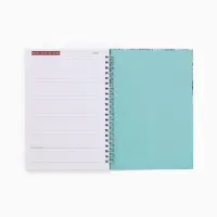 Ежедневник А5 на гребне в твёрдой обложке 80 л "Исполнения желаний"