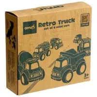 Набор спецтехники Ретро в бесцветной коробке