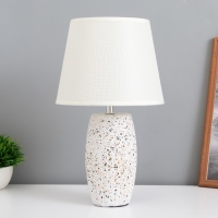 Лампа настольная "Дандан" 1х40Вт Е14 белый 20х20х34см