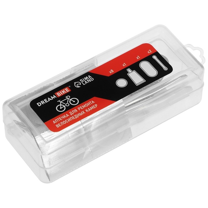 Аптечка для ремонта велоcипедных камер Dream Bike, с монтажками