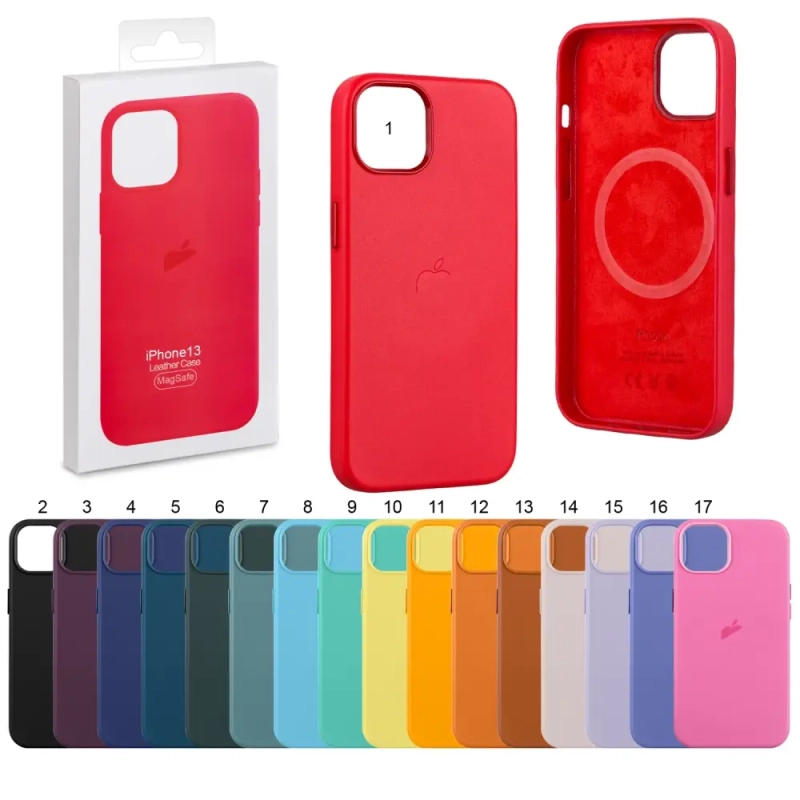 Чехол iPh 13 Leather Case