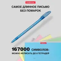 Ручка шариковая ErichKrause Neo Original, игольчатый узел 0.7 мм, чернила синие, супермягкое письмо, длина линии письма 2000 метров