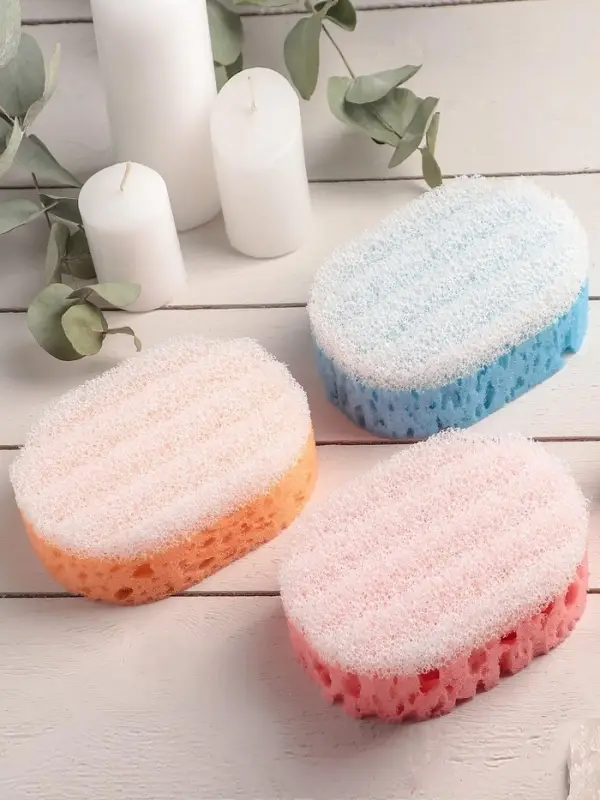 Губка для тела массажная &laquo;Эмоция&raquo;, 13&times;8,5&times;5 см см, МИКС