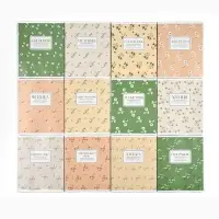 Тетради предметные, 48 л., набор из 12 шт., блок №1, Flowers