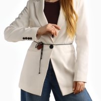 Портупея с кулоном &laquo;Сердечко&raquo; кожа, трансформер, коричневая, 150 см