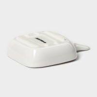 Соусник керамический с ручкой Доляна &laquo;Сковорода&raquo;, 50 мл, 10,5&times;7,2 см, цвет белый