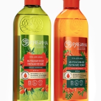 Гель для душа, интенсивное питание кожи, аромат рябины, 400 мл, Рябина