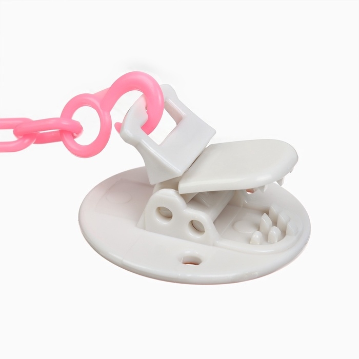 Набор: Соска - пустышка с держателем «Коала», классичекая, +6 мес, цвет коралловый Набор: Соска - пустышка с держателем «Коала», классичекая, +6 мес, цвет коралловый