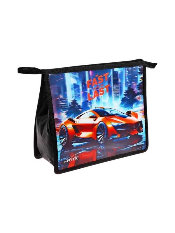 Папка для тетрадей А5, 243x200x80 мм, deVENTE "Fast Or Last", молния сверху, пластиковая, для мальчика