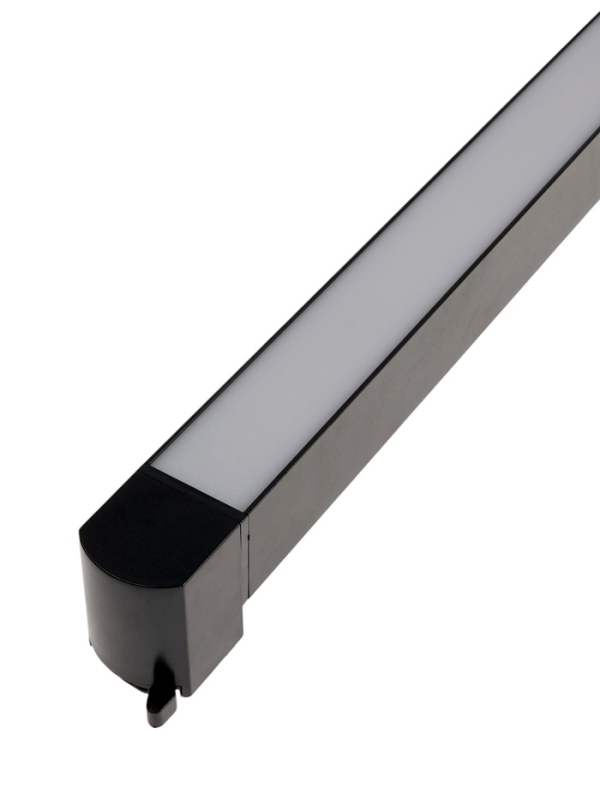 Трековый светильник линейный, поворотный, 20 Вт, 1800 Лм, 4000К, IP20, черный