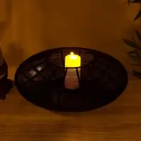 Подсвечник "Сеть" 38х38х15 см, металл