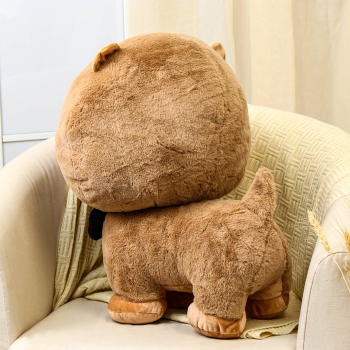 Мягкая игрушка &laquo;Собака&raquo; в бабочке, 60 см, цвет коричневый