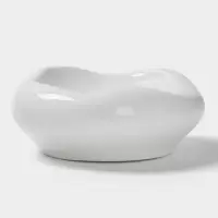 Блюдо Hanna Kn&ouml;vell, d=15 см, фарфор, белое