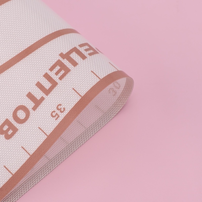 Коврик для выпечки и раскатки теста с разметкой Доляна &laquo;Пицца&raquo;, армированный, силикон, 60&times;40&times;0,04 см, белый/кофейный