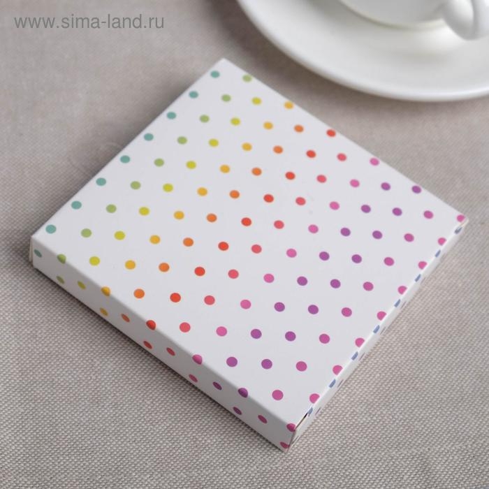 Подставка керамическая &laquo;С чаем день станет лучше&raquo;, 10 х 10 см, цвет белый