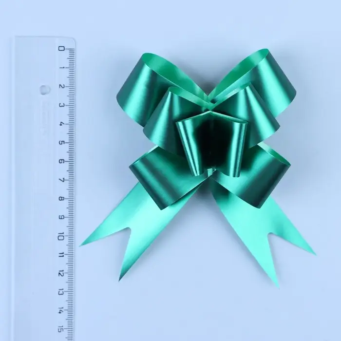Бант - бабочка №3, матовый зелёный