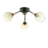 Люстра "Гундер" 3хЕ27 40Вт черный 57х57х25 см