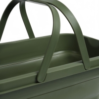 Корзина - столик Maclay 2 в 1, складная, 47 х 28,5 х 23,5 см, стол 45 х 28 х 16 см, зелёная