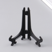 Подставка для тарелок пластик 12,5 см, чёрная для тарелок d=13-16 см набор 5 шт