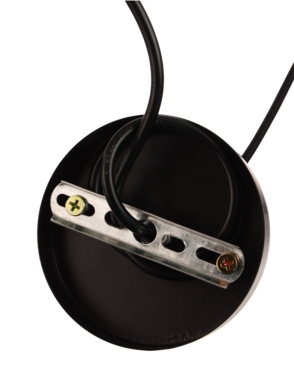 Светильник "Кэлшот" (Сияние) 1х40Вт Е27 черный 13х13х20+100см