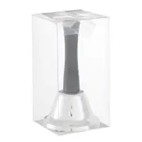 Колокольчик металл, звонок настольный "Shine"В ПАКЕТЕ 12 х 6.5 см, серебряный