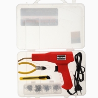 Паяльник для пластика ТУНДРА, 50 Вт, 750 &deg;С, комплект оснастки, кейс