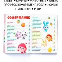 Первая энциклопедия малыша, твёрдый переплёт, 128 стр., Малышарики