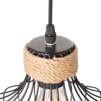 Светильник "Фон" 1х40Вт Е27 черный 23х23х18см