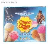 Карамель Chupa-Chups со вкусом мороженого, 12 г