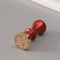 Печать для сургуча с пластиковой ручкой "Буква N на вензеле" 2,5х2,5х6,3 см