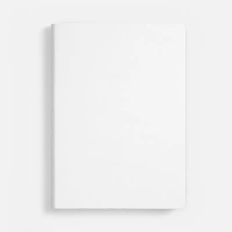 Ежедневник Nebraska Flex, недатированный, белый с серебристым