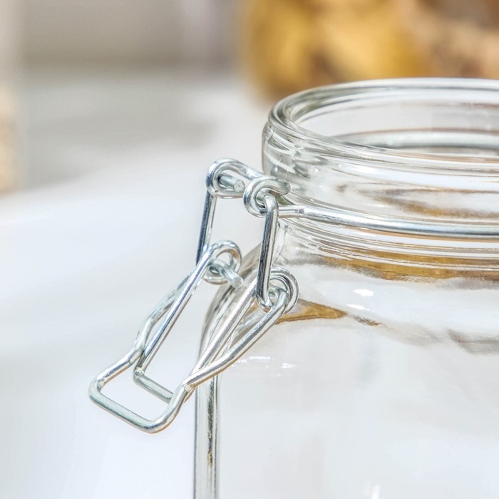 Банка для сыпучих продуктов &laquo;Прозрачная&raquo;, 350 мл