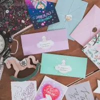 Конверт для денег &laquo;С рождением малышки&raquo; фигурный, зайка на облачке, 17.5 х 8 см