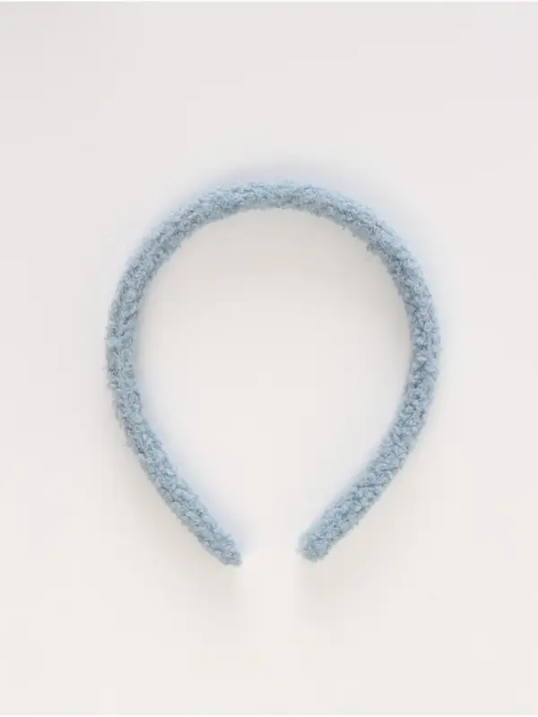 Ободок для волос плюшевый, цвет голубой, Холодное сердце