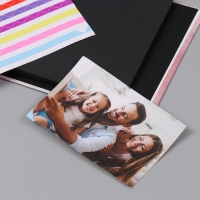 Фотоальбом 25 листов (наклейки+кольца) "Для малыша. Первый альбом" 19х27х3 см