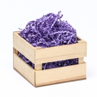 Наполнитель бумажный для подарков, фиолетовый, 50 г