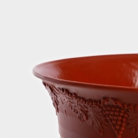 Кашпо уличное &laquo;Ангара&raquo;, 12 л, цвет терракотовый