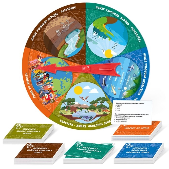 Настольная игра &laquo;Викторина. География&raquo;