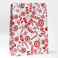 Пакет подарочный новогодний ламинированный &laquo;Сладости&raquo;, L 28 х 38 х 9 см