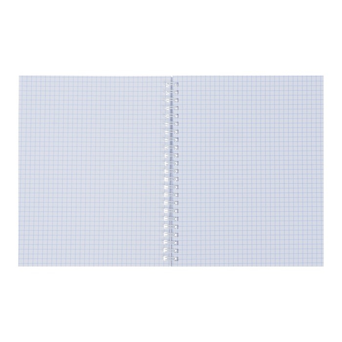 Тетрадь 96 листов в клетку на гребне "Фиолетовая. METALLIC", обложка бумвинил, блок офсет