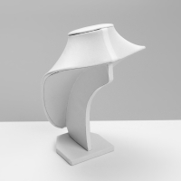 Бюст для украшений, 17 &times; 11 &times; 25 см, цвет белый