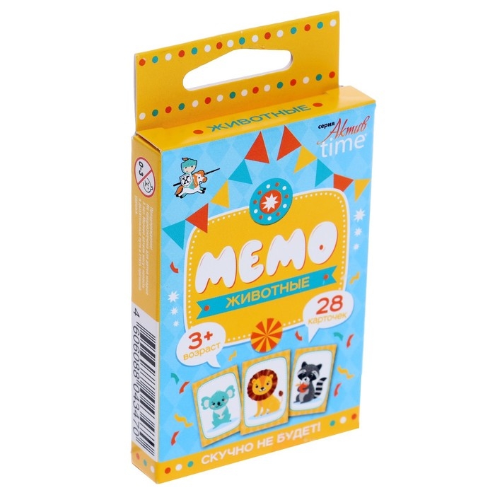 Настольная игра &laquo;МЕМО. Животные&raquo;