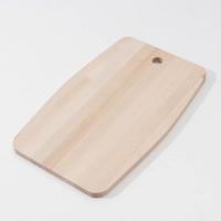 Доска разделочная деревянная Доляна, 32&times;20&times;1,2 см, берёзы