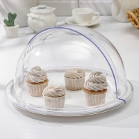 Блюдо для кондитерских изделий с крышкой, 39&times;38&times;22 см