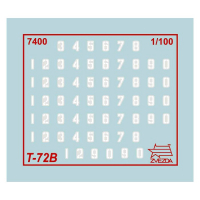 Сборная модель &laquo;Советский основной боевой танк Т-72Б&raquo;, Звезда, 1:100, (7400)