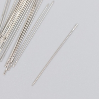 Иглы для бисера металл в пластиковой коробке набор 25 шт &Oslash; 0,6 мм